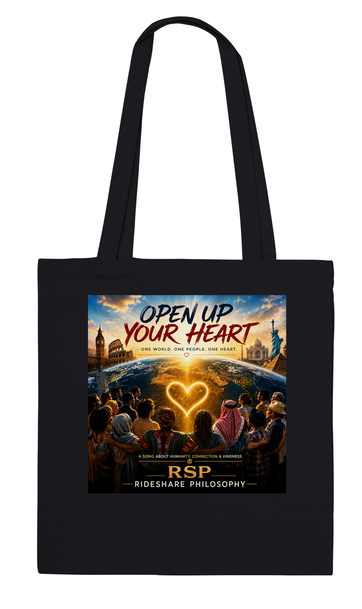 Open Up Your Heart - Tote bag