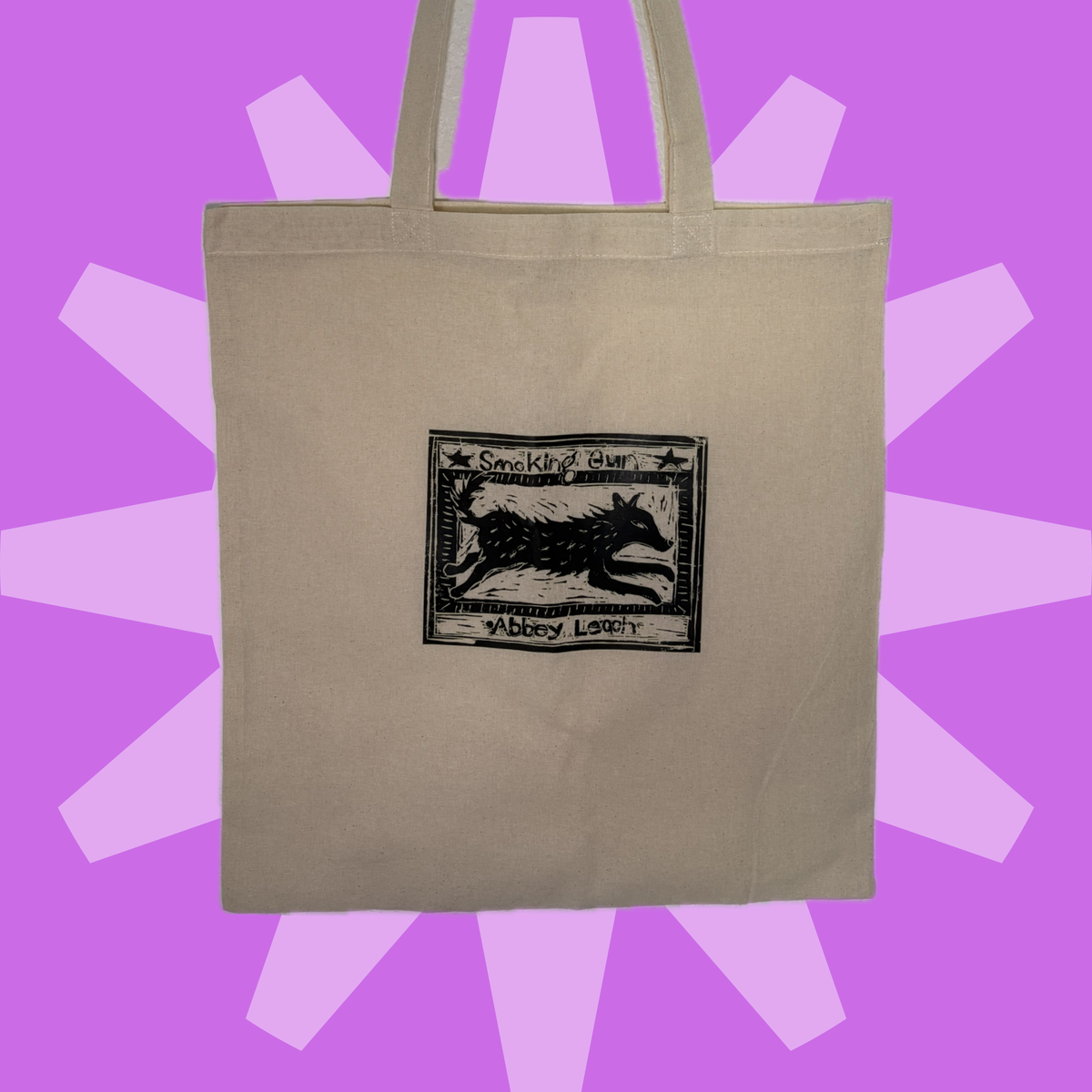 Smoking Gun Canvas Tote