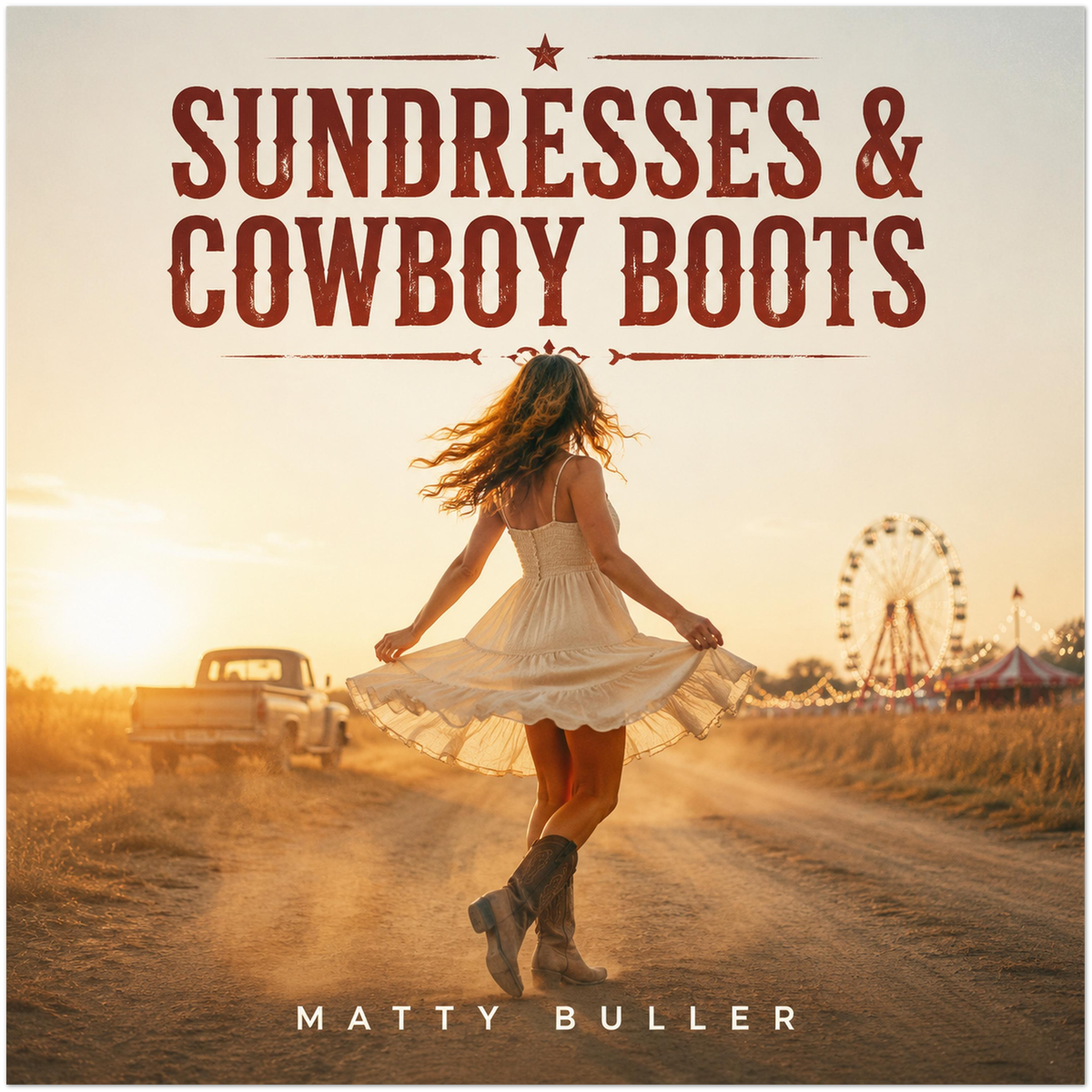 Sundresses & Cowboy Boots - Fine Art Poster