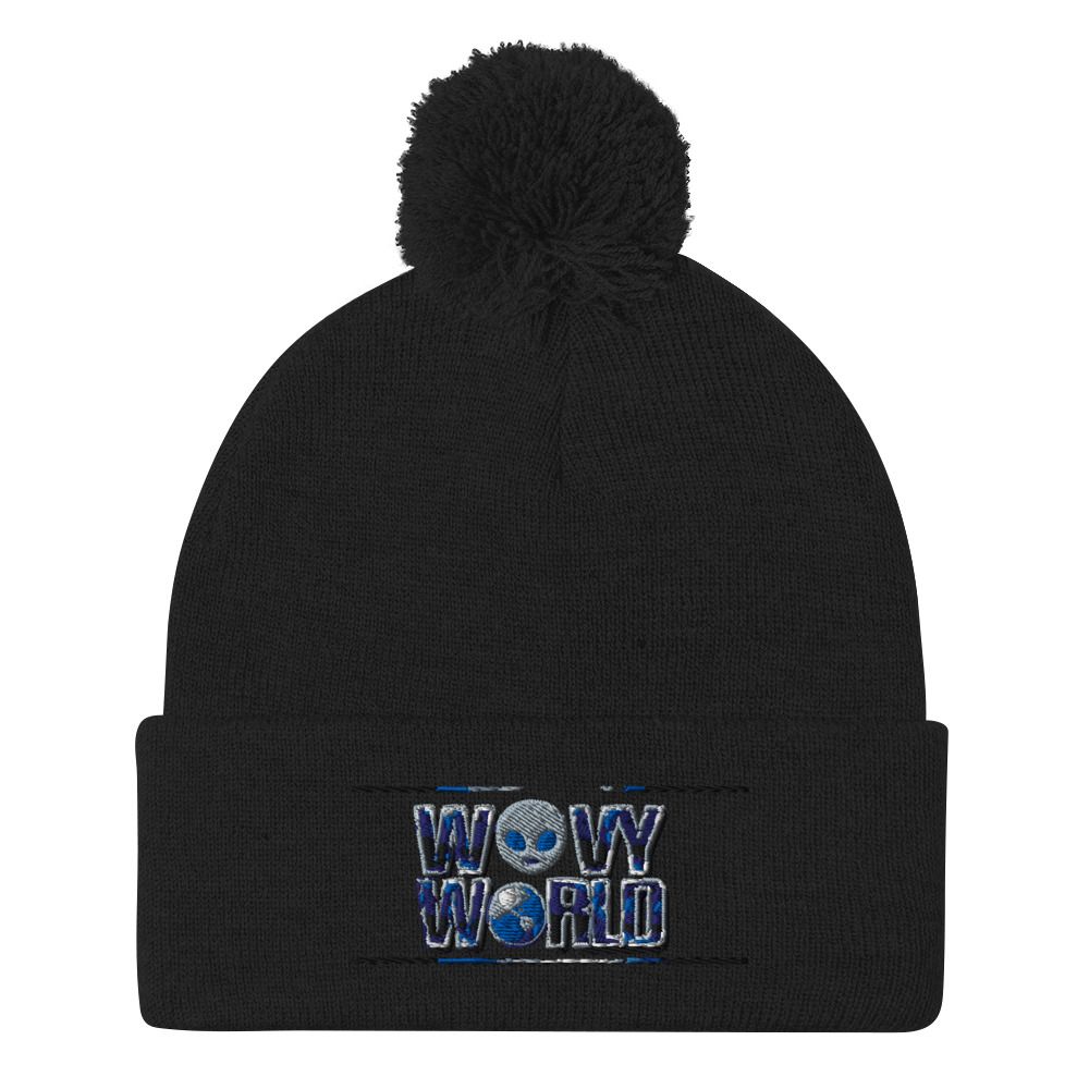 WavyWorld Poof Ball Beanie
