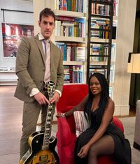 JORDI IZQUIERDO SANTIAGO con Brigitte Emaga