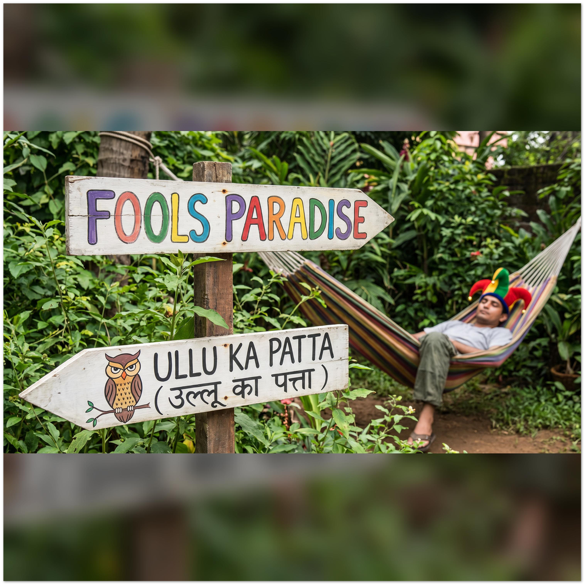 Fools Paradise -Ullu ka Patta Anthem - Fine Art Poster