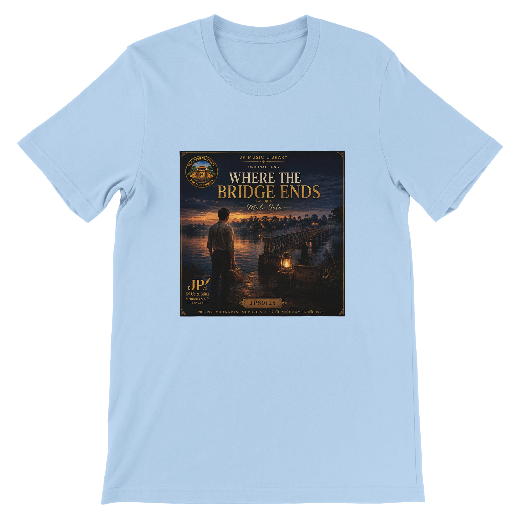 WHERE THE BRIDGE ENDS (Male Solo) - Unisex T-Shirt