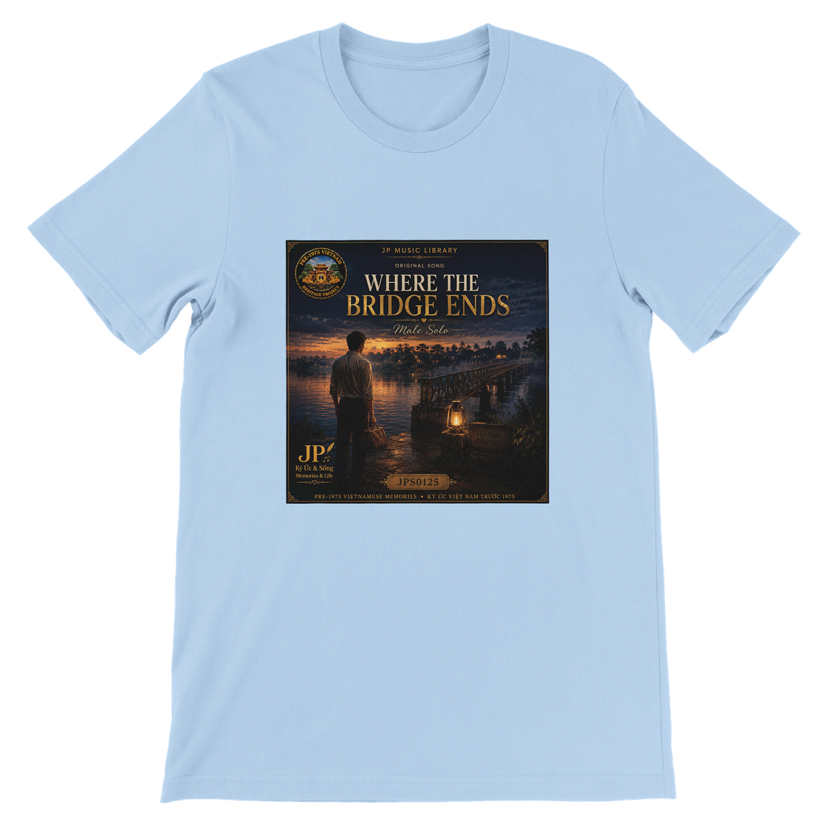 WHERE THE BRIDGE ENDS (Male Solo) - Unisex T-Shirt