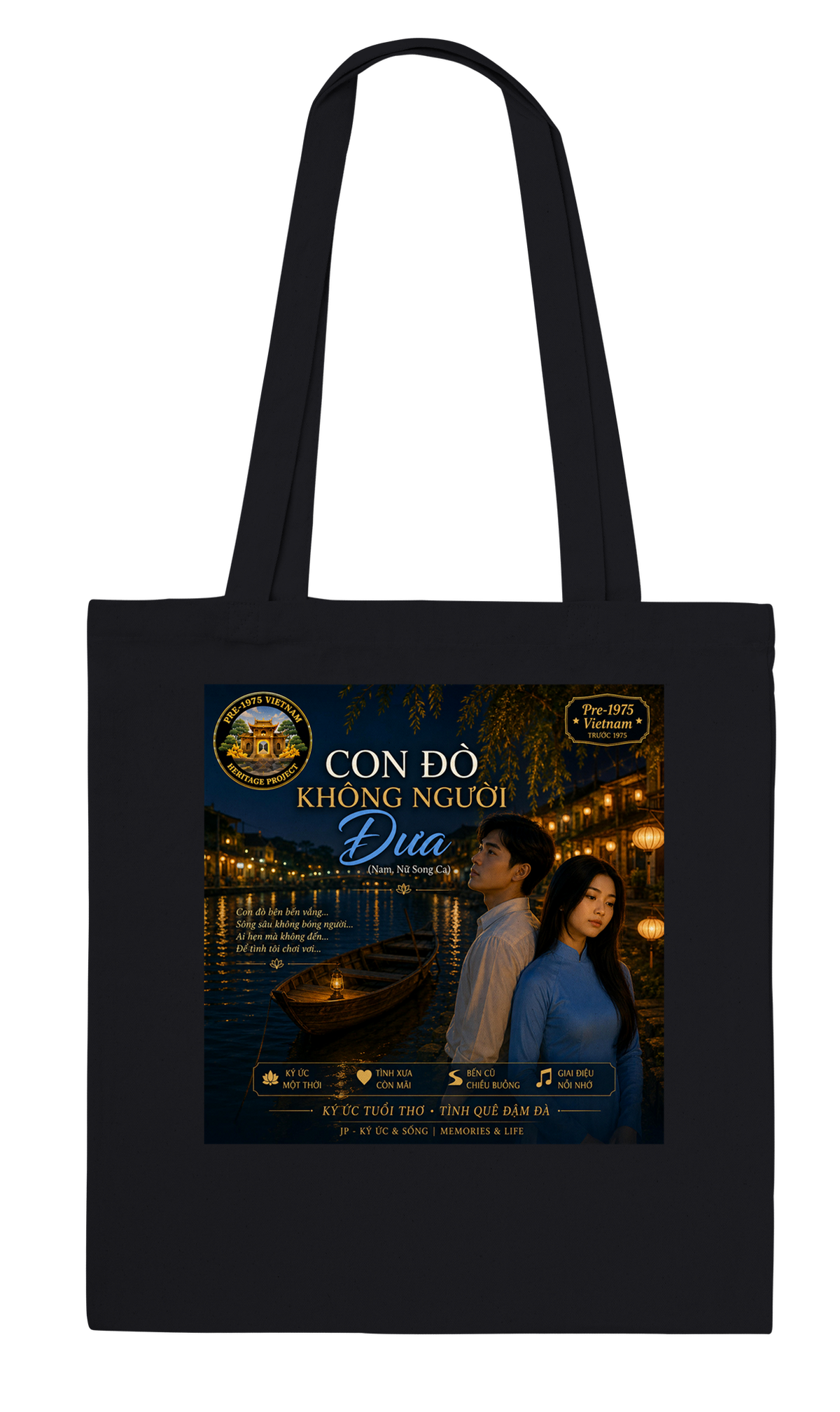 CON ĐÒ KHÔNG NGƯỜI ĐƯA (Duet) - Tote bag