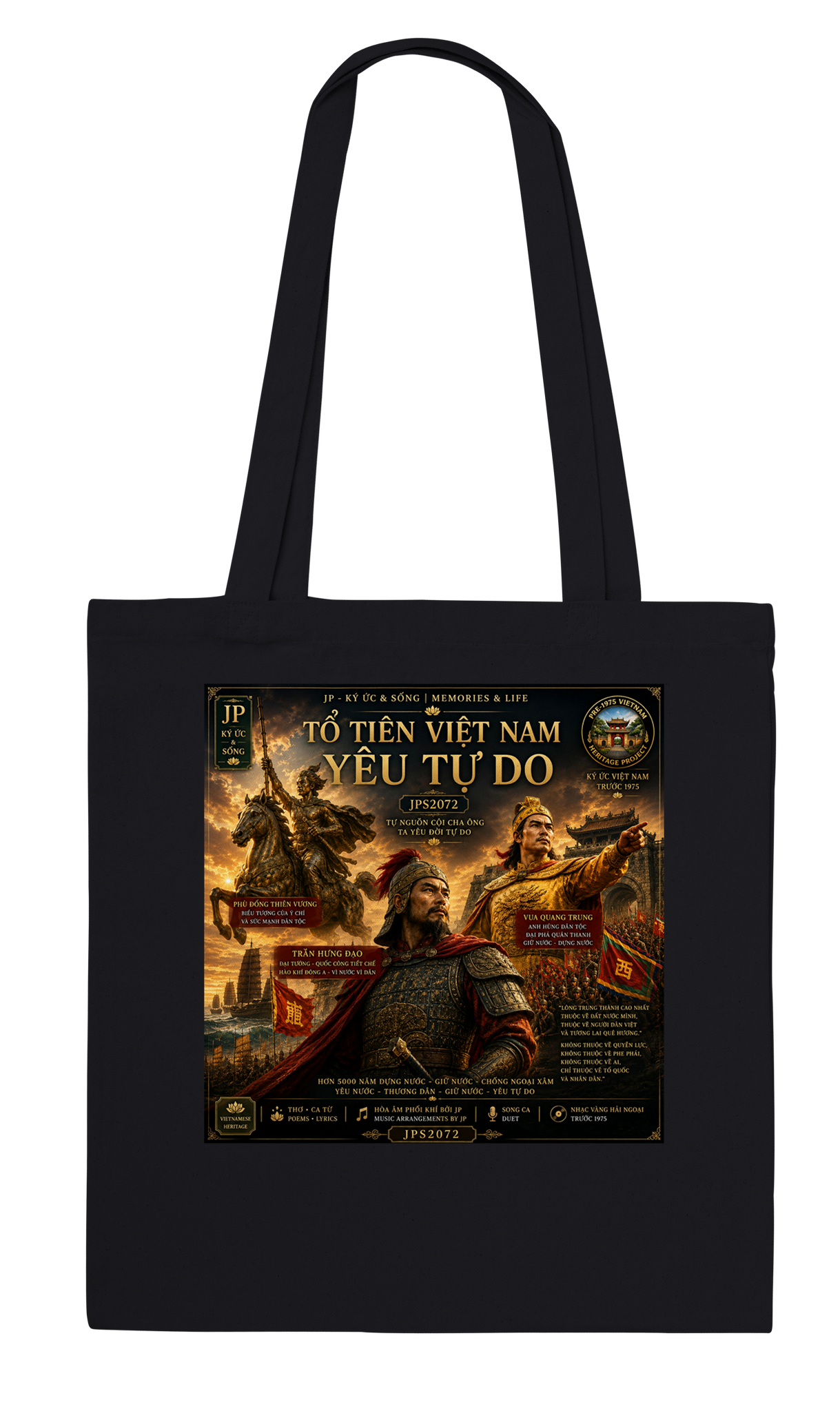 T� TI&Ecirc;N VI�T NAM Y&Ecirc;U T� DO - Tote bag