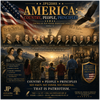 AMERICA: COUNTRY, PEOPLE, PRINCIPLES - Fine Art Poster