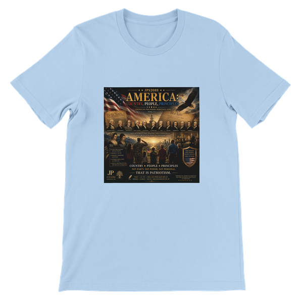 AMERICA: COUNTRY, PEOPLE, PRINCIPLES - Unisex T-Shirt