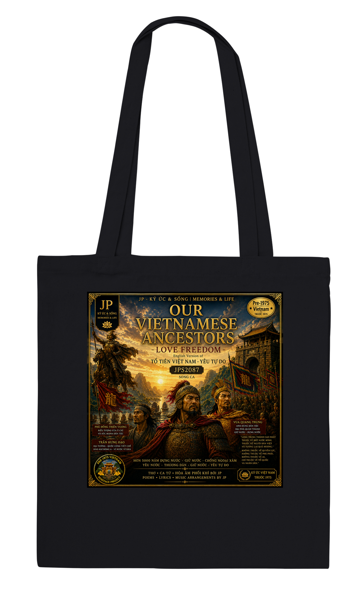 OUR VIETNAMESE ANCESTORS LOVE FREEDOM - Tote bag