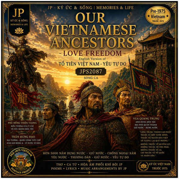 OUR VIETNAMESE ANCESTORS LOVE FREEDOM - Fine Art Poster