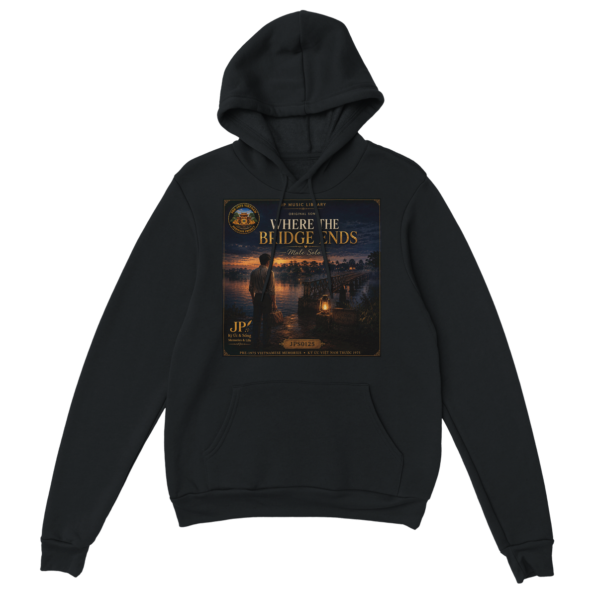 WHERE THE BRIDGE ENDS (Male Solo) - Classic Unisex Pullover Hoodie