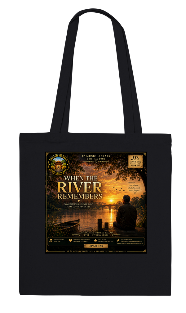 WHEN THE RIVER REMEMBERS (Male Solo) - Tote bag