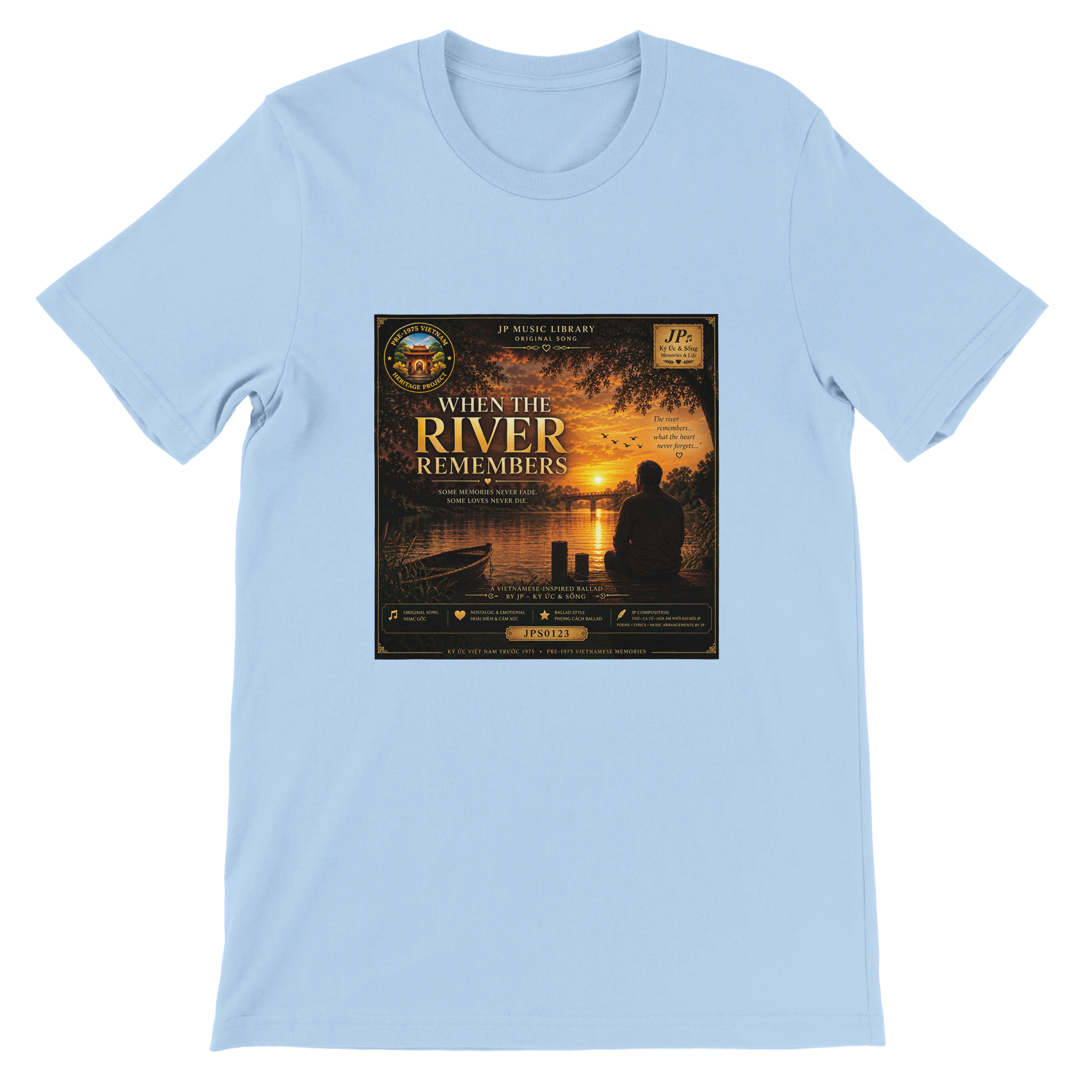 WHEN THE RIVER REMEMBERS (Male Solo) - Unisex T-Shirt