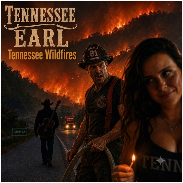 Tennessee Wildfires - Fine Art Poster