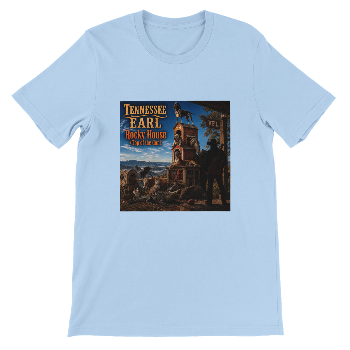 Rocky House (Top of the Gun) - Unisex T-Shirt