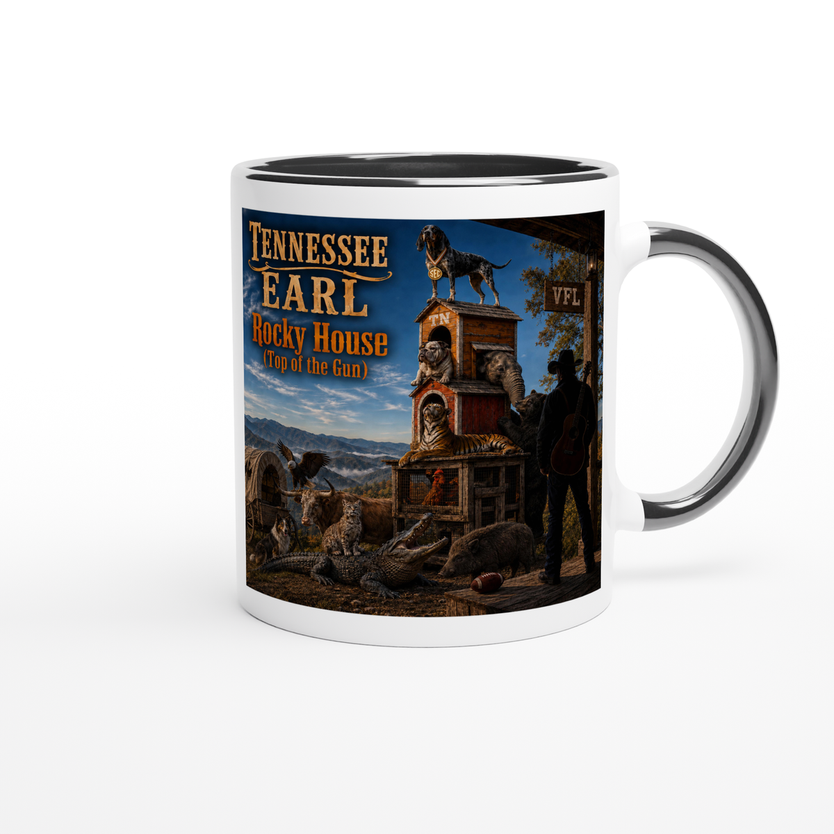 Rocky House (Top of the Gun) - Ceramic Mug