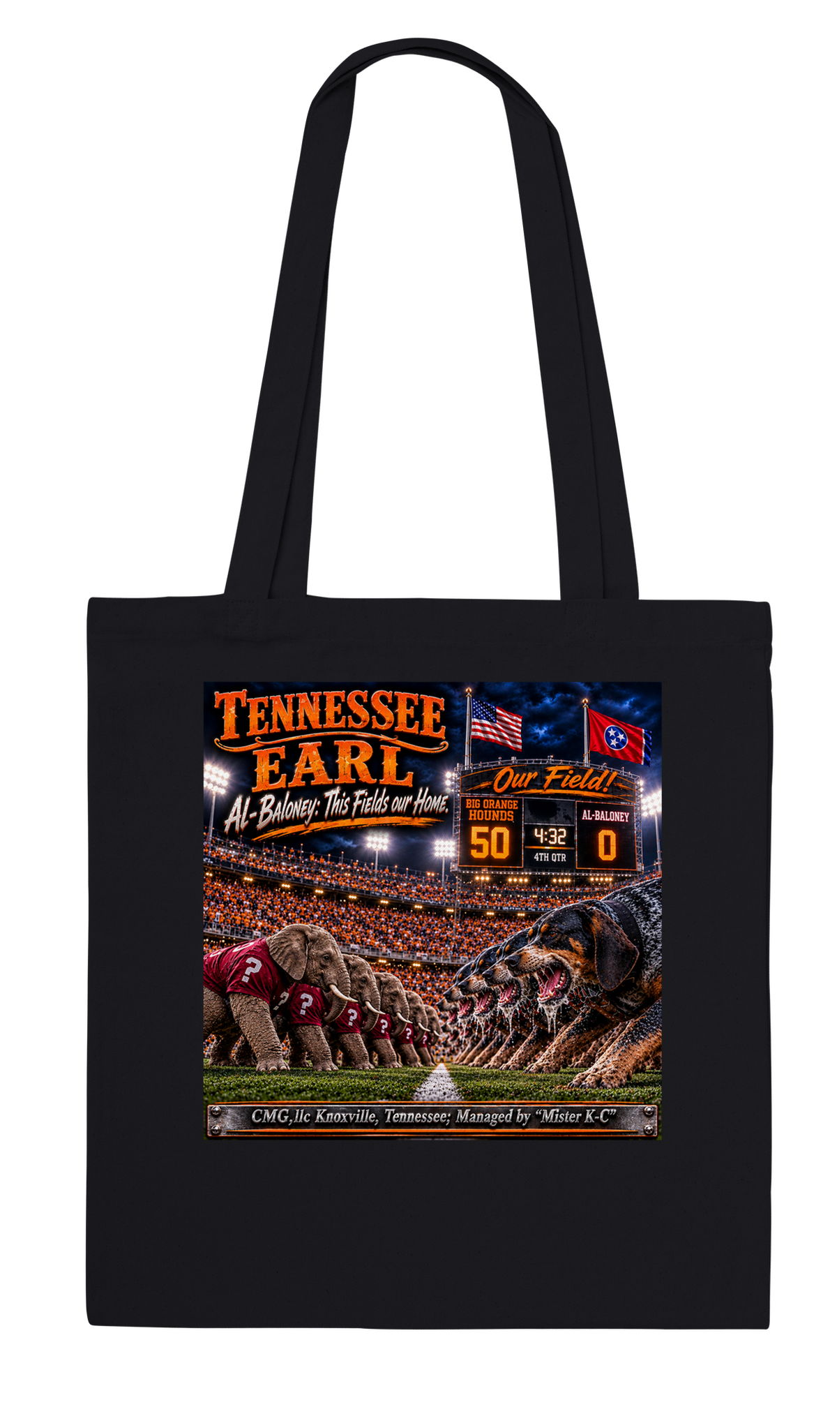 Al-Baloney:This Fields Our Home - Tote bag