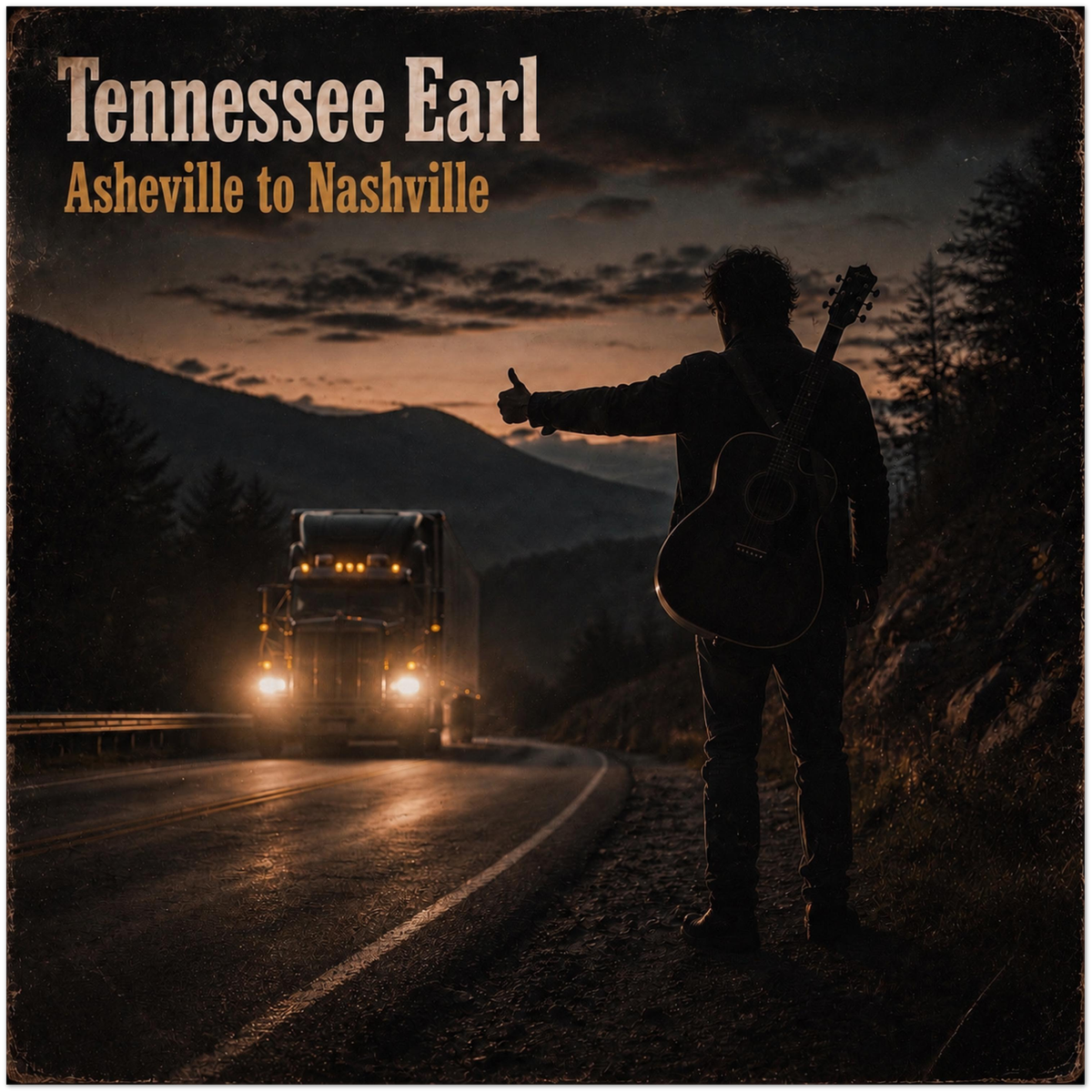 Asheville to Nashville - Fine Art Poster