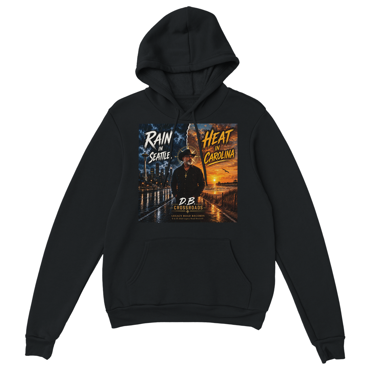 Rain in Seattle, Heat in Carolina - Classic Unisex Pullover Hoodie