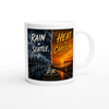 Rain In Seattle, Heat In Carolina - Ceramic Mug