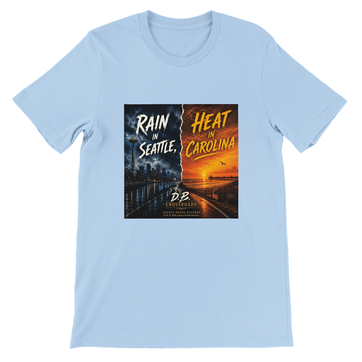 Rain In Seattle, Heat In Carolina - Unisex T-Shirt