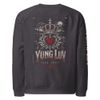 Yung Luv Crowned Heart Signature Unisex Raglan Sweatshirt