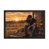 Yung Luv Golden Hour Framed Poster