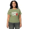 Yung Luv Drip Heart Women’s High-Waisted Tee
