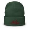After Hours Embroidered Knit Beanie — Yung Luv
