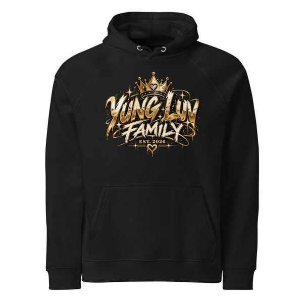Yung Luv Family “Built From the Dust” Eco Raglan Hoodie
