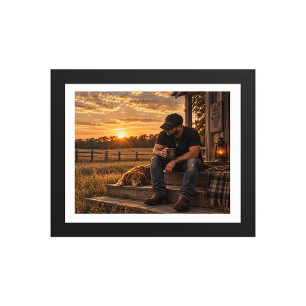 Yung Luv Golden Hour Framed Poster