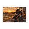 Yung Luv Golden Hour Framed Poster