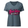 Bad Idea (But I Like It) Women’s V-Neck Tee – Yung Luv