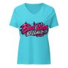 Bad Idea (But I Like It) Women’s V-Neck Tee – Yung Luv