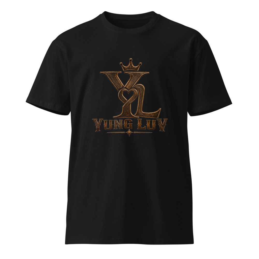 Yung Luv Crowned Heart Unisex Premium T-Shirt