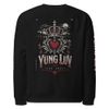 Yung Luv Crowned Heart Signature Unisex Raglan Sweatshirt