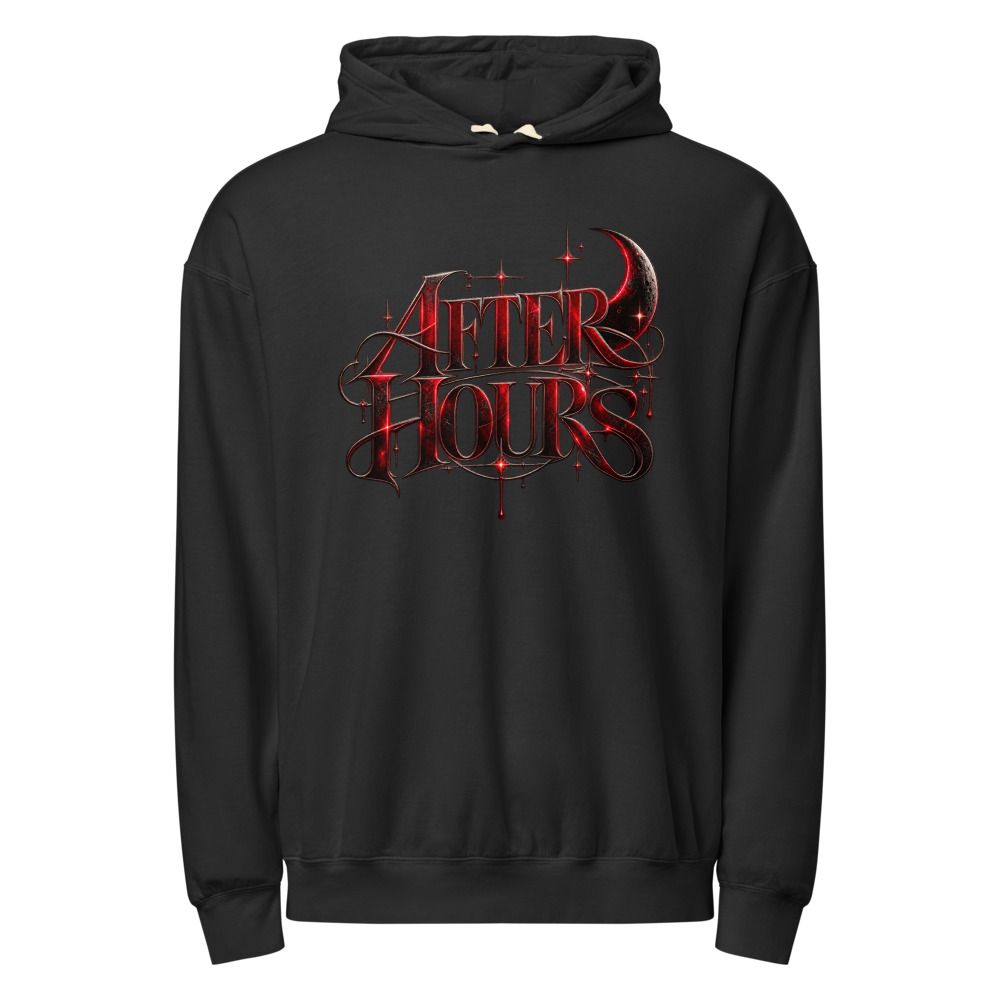 After Hours Garment-Dyed Lightweight Hoodie – Yung Luv