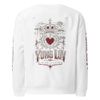 Yung Luv Crowned Heart Signature Unisex Raglan Sweatshirt