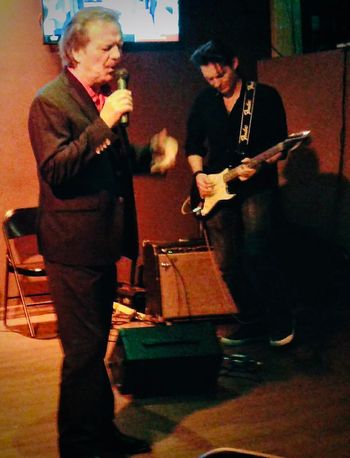 Smokey and Chad West playing a show together
