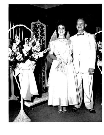 Smokey's Parents Darrel and Ramona White at their wedding. Both ministers of the Gospel. Smokey's Father sang bass in
Gospel quartets and Smokey's Mother played a dozen different
instruments including the piano for Smokey's first public performance in church at the age of 4 years old singing Amazing Grace.
