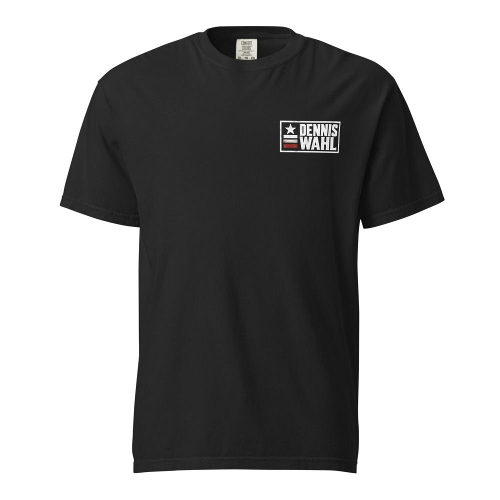 DW T-Shirt O-Neck Unisex weißes Logo | Dennis Wahl Official