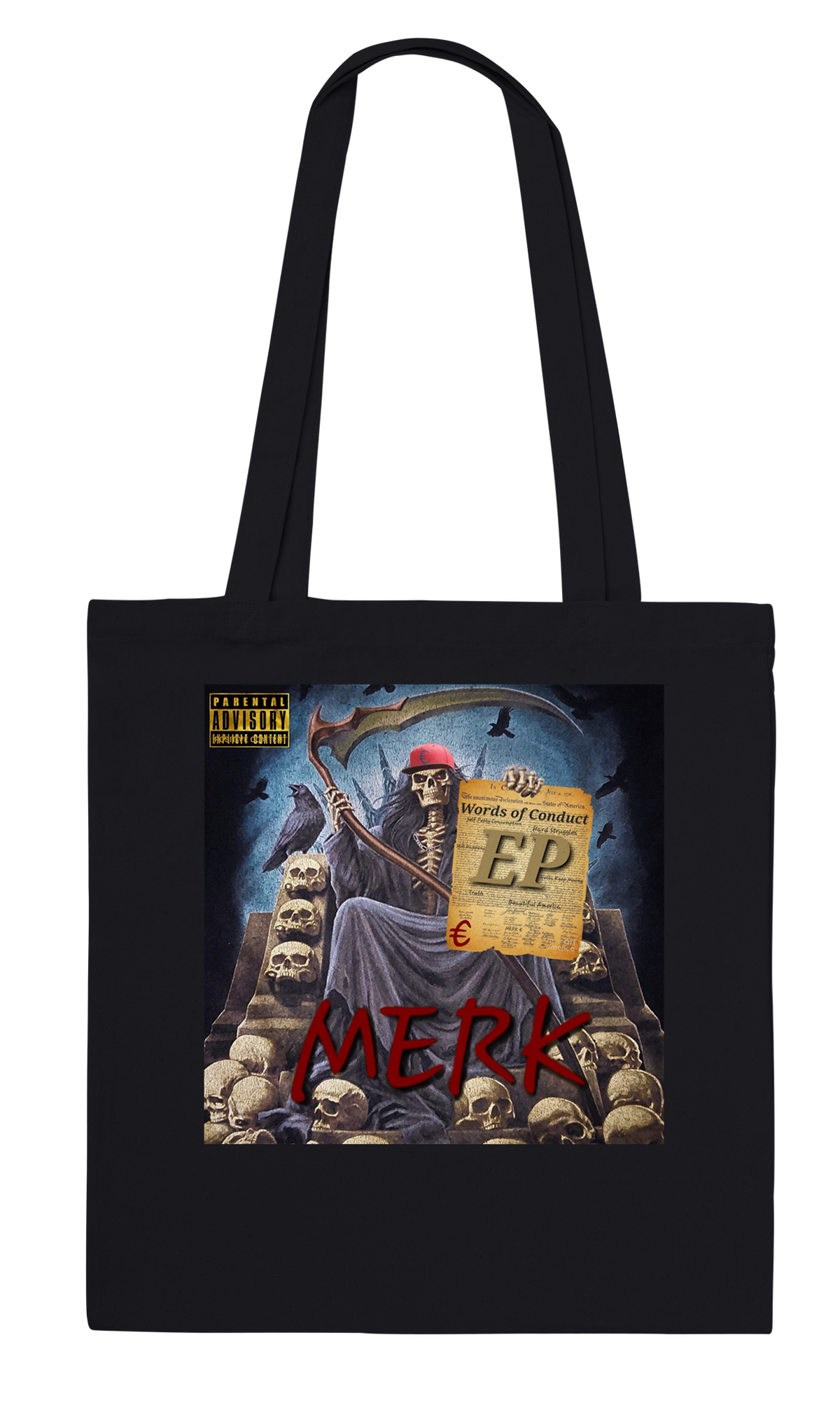 Words of Conduct, EP - Tote bag  ( LIMITED TIME ONLY HALLOWEEN SPECIAL PRICE DROP.  GET YOURS NOW BFORE ITS GON!! 