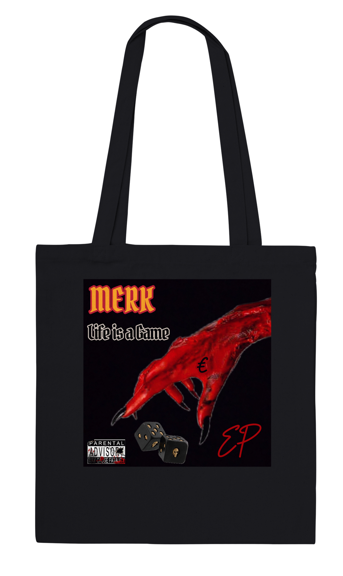Life is a Game, EP - Tote bag  ( LIMITED TIME ONLY HALLOWEEN SPECIAL PRICE DROP.  GET YOURS NOW BFORE ITS GON!! 