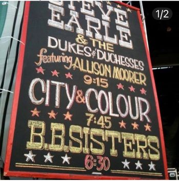 Bb Sisters opening for Steve Earle at the Ottawa Folk Festival!
