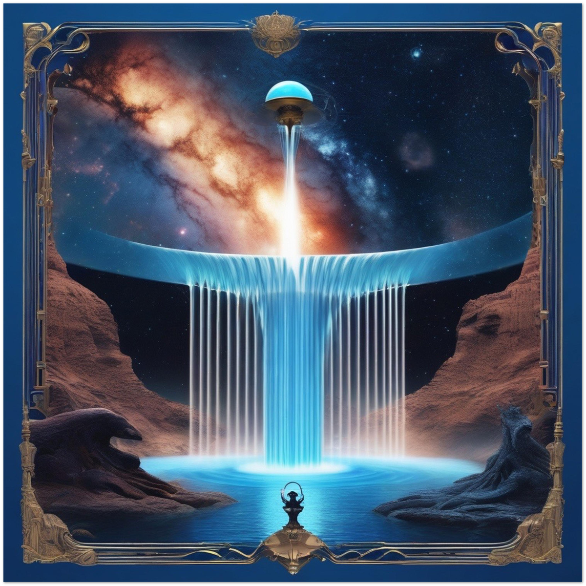 The Fountain - Fine Art Poster