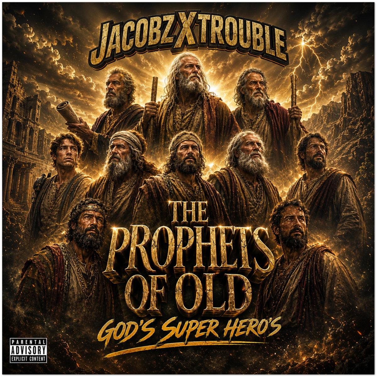 THE PROPHETS OF OLD GOD'S SUPER HERO'S.  - Fine Art Poster