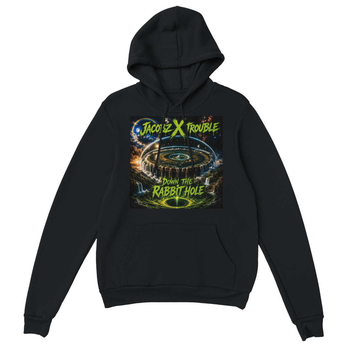 DOWN THE RABBIT HOLE - Classic Unisex Pullover Hoodie