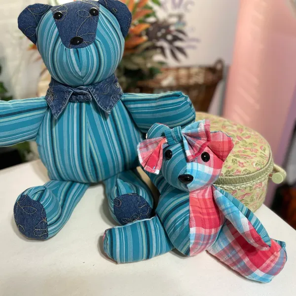 Memory Bear (made with loved one's clothing)