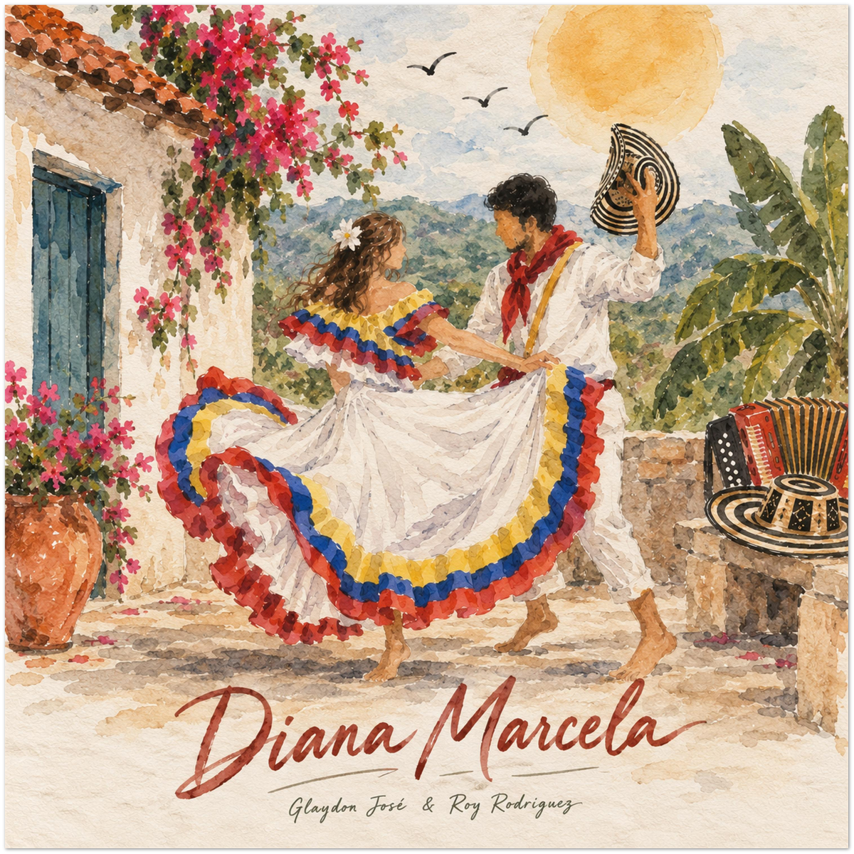 Diana Marcela (feat. Roy Rodriguez) - Fine Art Poster
