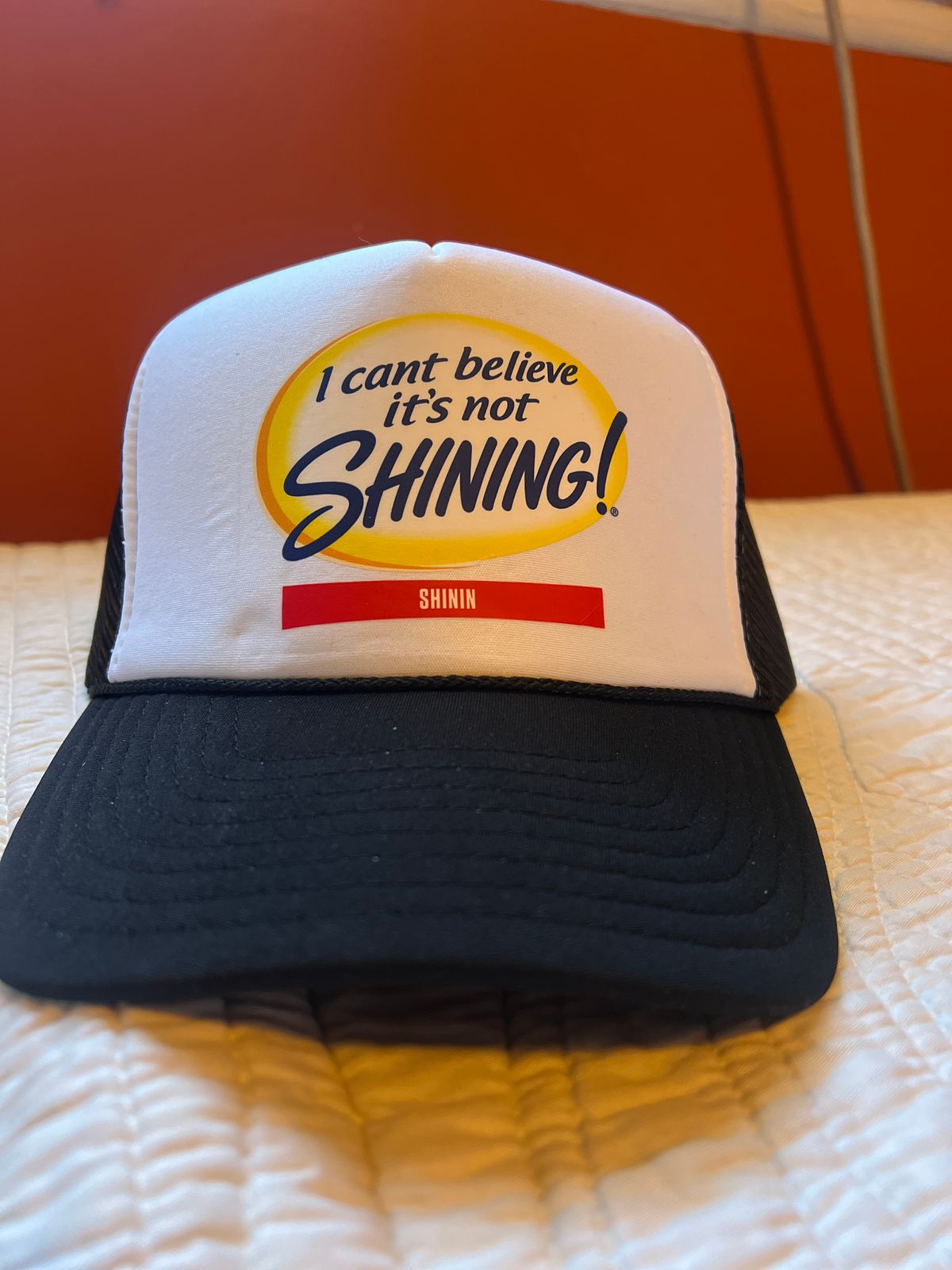 I Can't Believe It's Not Shining! Trucker Hat (Black)